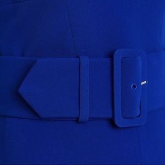 NWT Jonathan Simkhai Belted Crepe Wide
Leg Jumpsuit Royal Blue Size 2 - Picture 7 of 16